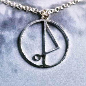 Archangel Jophiel Sigil Silver Necklace